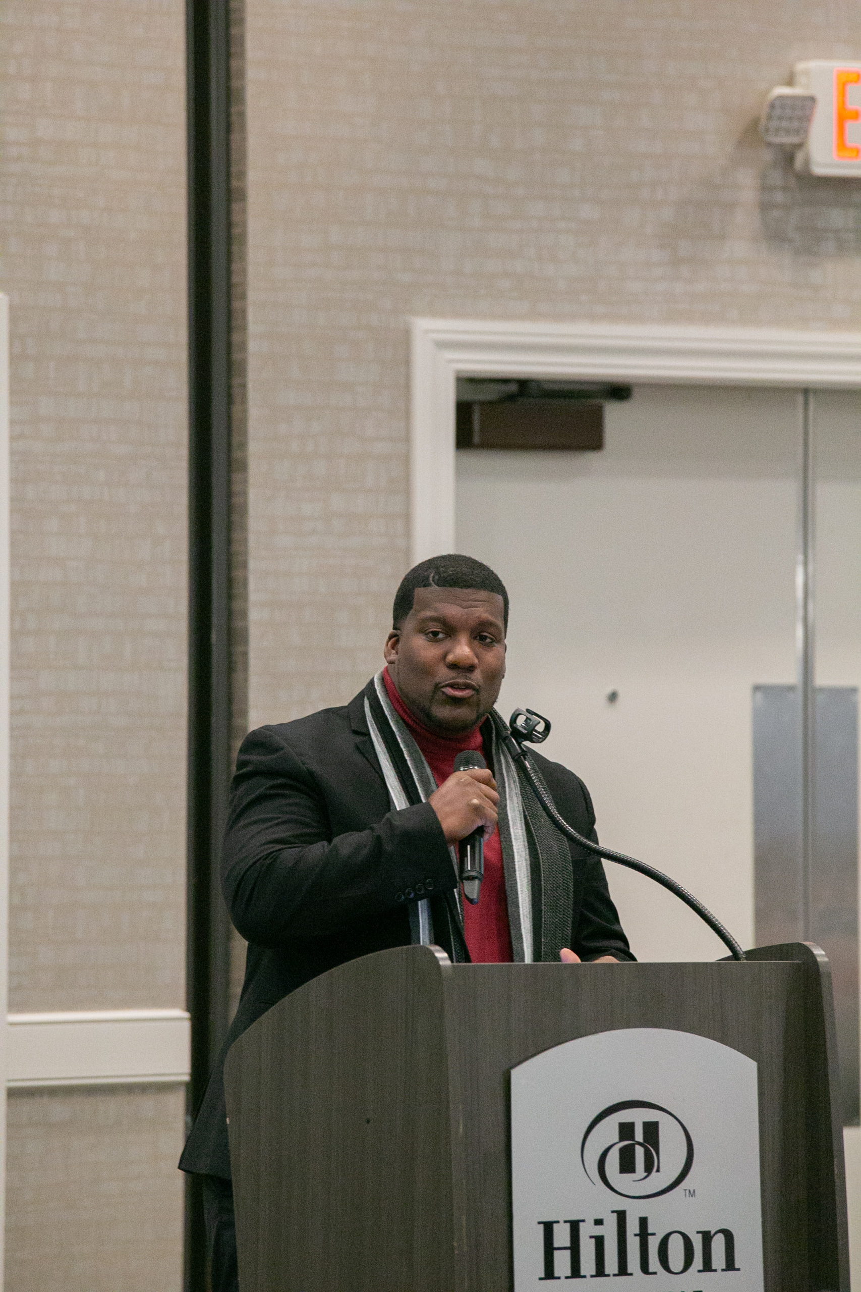 Daryan Wilkinson, Founder of The Wilkinson Firm, speaking on leadership development
